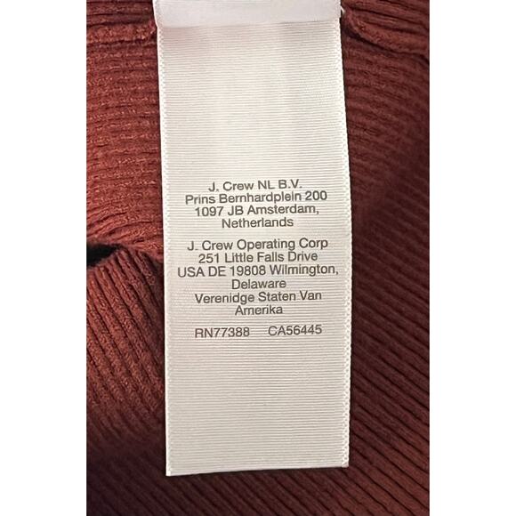 Madewell Brown Halter Neck Ribbed Sleeveless Tank Top Reg Size Medium - Picture 6 of 7